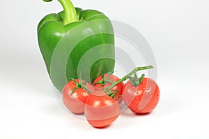 Cherry Tomato Green Pepper
