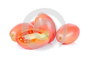 Cherry tomato isolated on white background