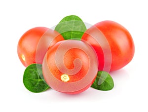 Cherry tomato with spinach
