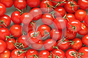 Cherry tomatoes background