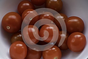 Cherry tomatoes close up