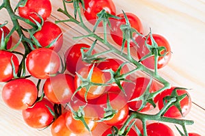 Cherry tomatoes isloated
