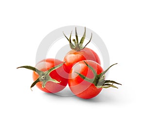 Cherry tomatoes on isolation