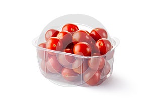 Cherry tomatoes in retail packaging