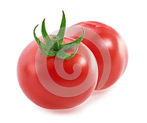 Cherry Tomatos isolated on white background