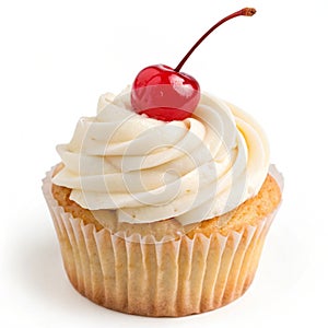 Cherry-Topped Cupcake