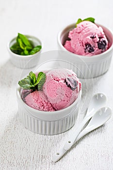 Cherry Vanilla Ice Cream or Cherry Frozen Yogurt