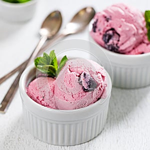 Cherry Vanilla Ice Cream or Cherry Frozen Yogurt