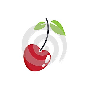 Cherry vector icon