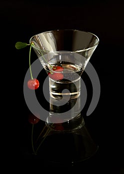 Cherry in vermouth