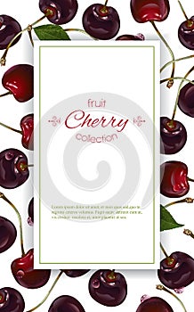 Cherry vertical banners