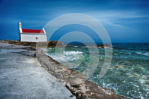 Chersonissos coast. Crete. Greece