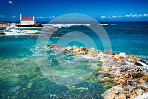 Chersonissos coast. Crete. Greece