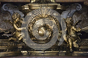 Cherubs and Creation in Saint Peter's.