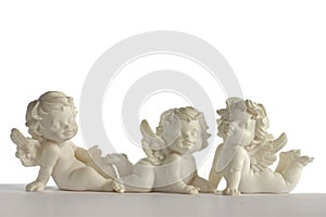 Cherubs sitting