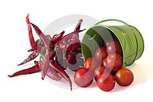 Cherys and dry chili