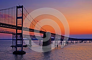 Chesapeake Bay Bridge at Dawn