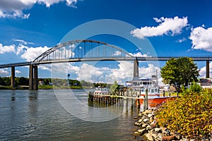 The Chesapeake City Bridge, over the Chesapeake and Delaware Can photo