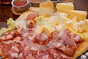 Chese ham italian food tuscany