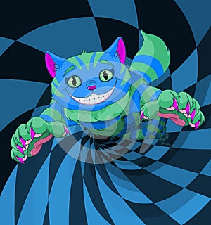 Cheshire Cat Jumping