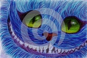 Cheshire Cat's smile