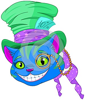 Cheshire Cat in Top Hat