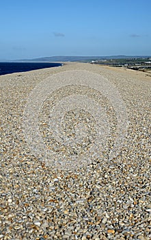 Pebbles on Chesil Beach Dorset England