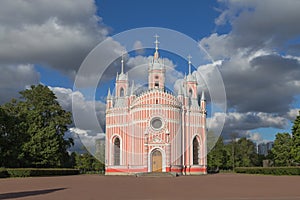 Chesma Cathedral at St.Petersburg, Russia photo