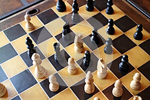 Šachy deska 