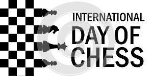 Chess Board Banner Design for International Chess Day