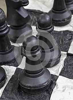 Chess board figures