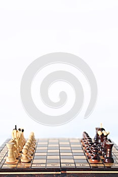 Chess board before gameplay