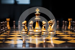 chess board mid-game indicating strategic thinking