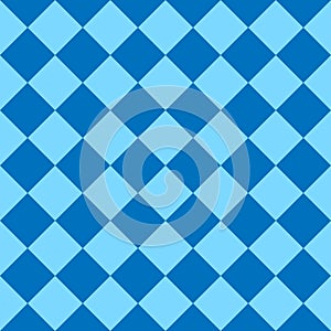 Chess board, seamless pattern. Vector illustration. Blue