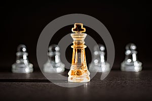 Chess business concept.