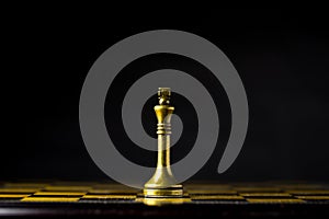 Chess business concept, leader & success