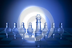 Chess Business Strategy Background