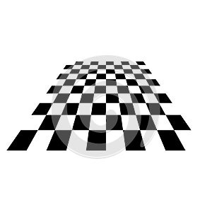 Chess, checkerboard squares textured element