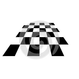 Chess, checkerboard squares textured element