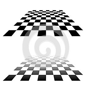 Chess, checkerboard squares textured element