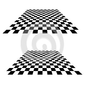 Chess, checkerboard squares textured element