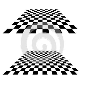 Chess, checkerboard squares textured element