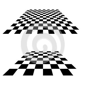 Chess, checkerboard squares textured element