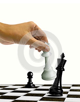 Chess Checkmate Move on King photo