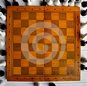 Chess on a chessboard