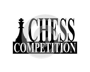 Chess Competition Silhouette Sign