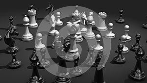 Chess concept animation