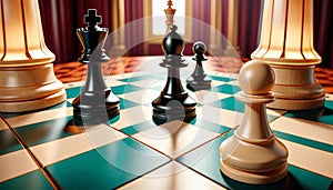 Chess Endgame Close-Up