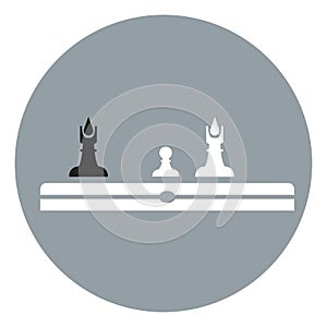 Chess endgame, icon