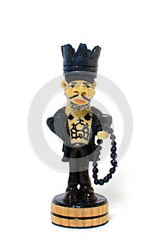 Chess figure king in the form of a prisoner